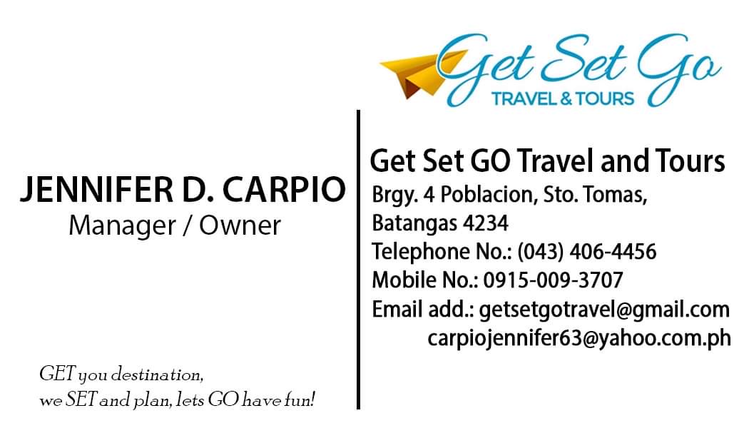 (BUYER) Get Set Go Travel and Tours